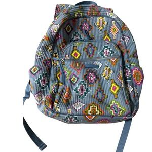 Vera Bradley Campus Tech College School‎ Laptop Backpack Painted Medallions